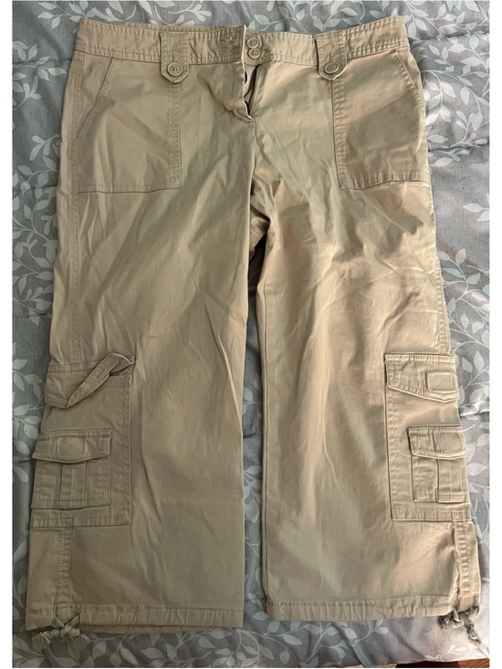 Style & Co. Pants - Style & Co. Tan Cargo Pants with Utility Pockets